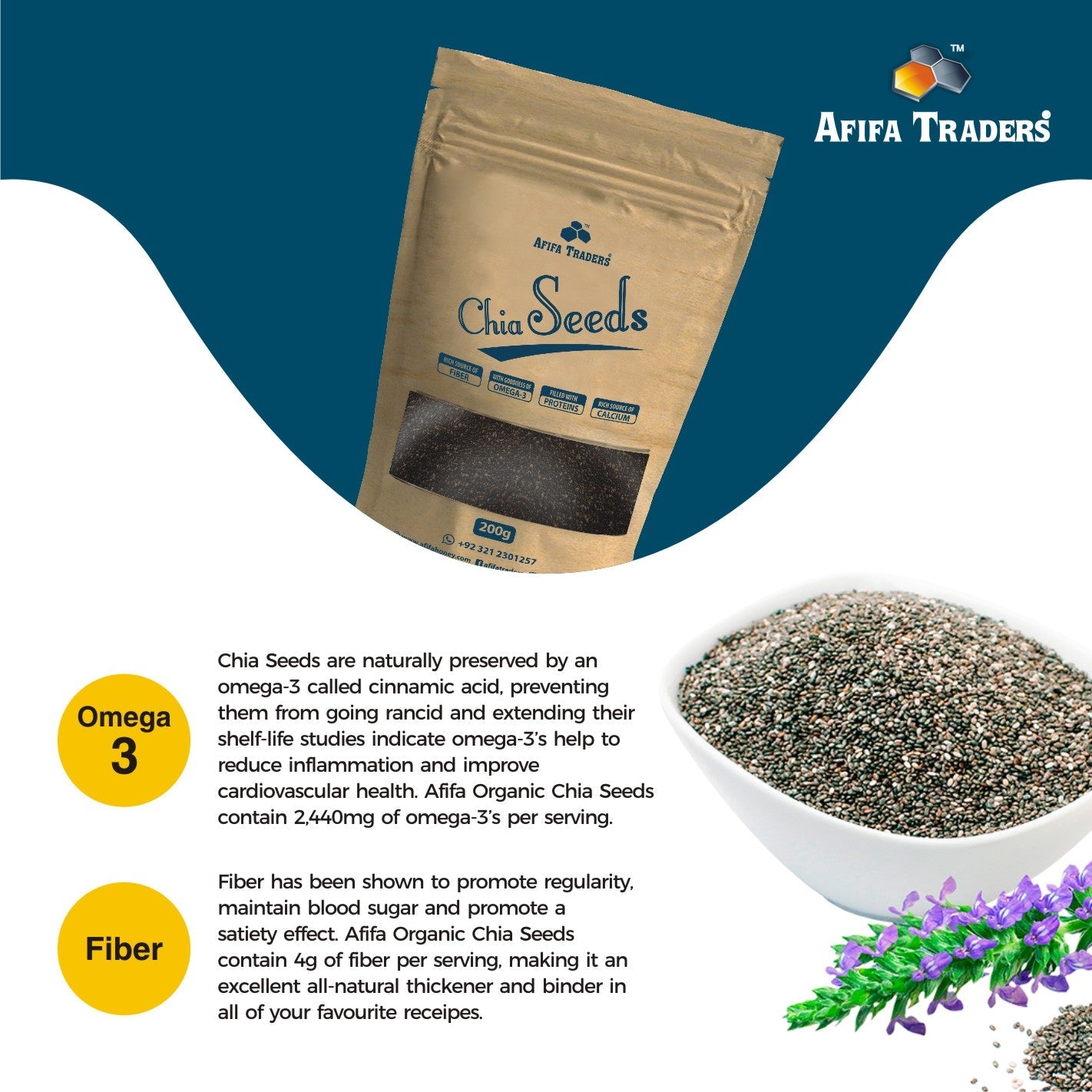 Chia Seeds - Afifa Honey