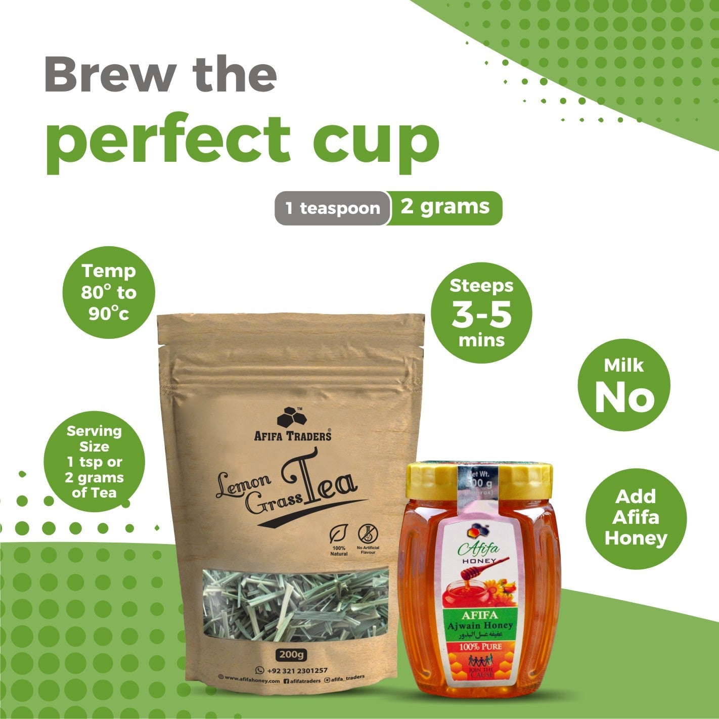 Lemon Grass Tea - Afifa Honey