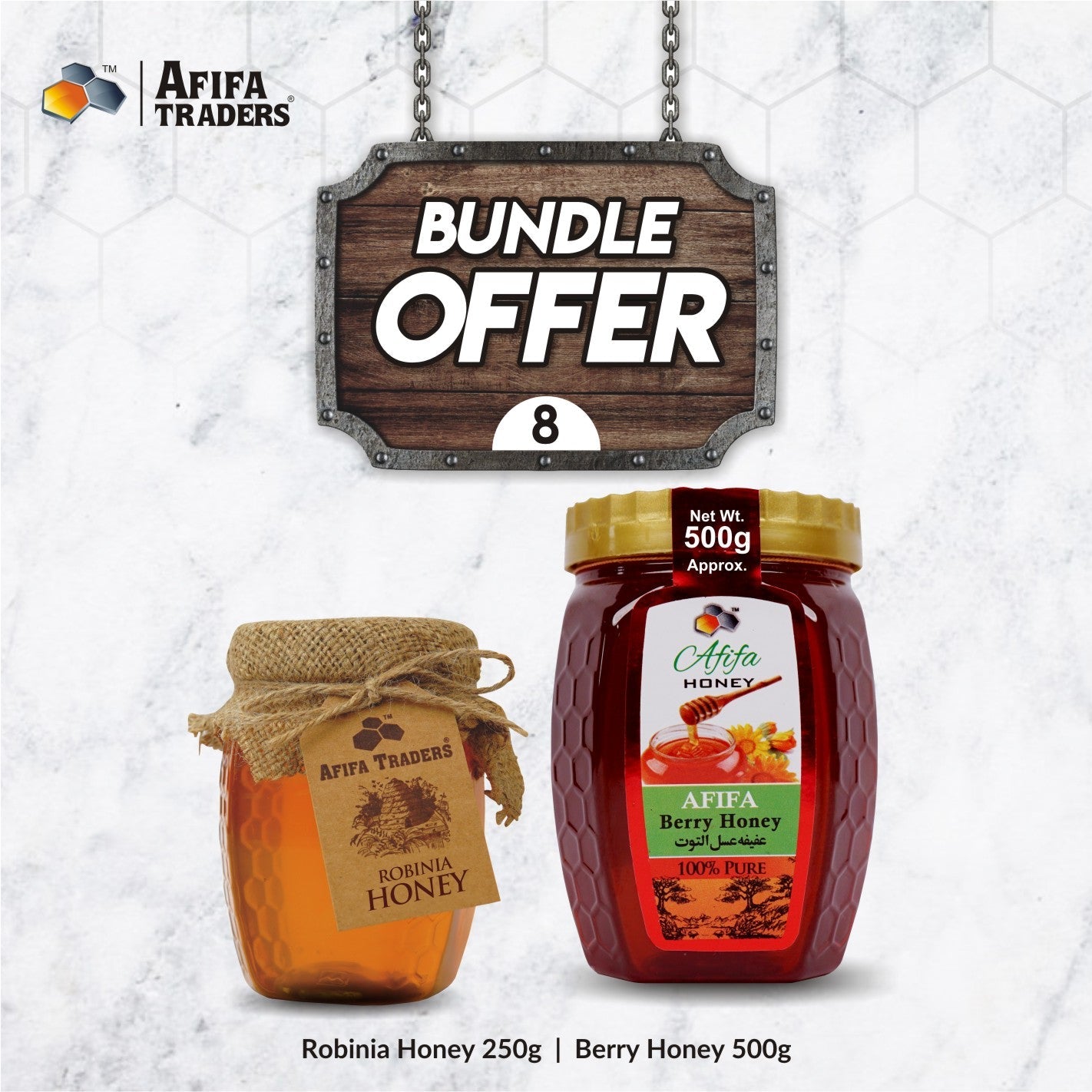 ROBINIA HONEY & BERRY HONEY - Afifa Honey
