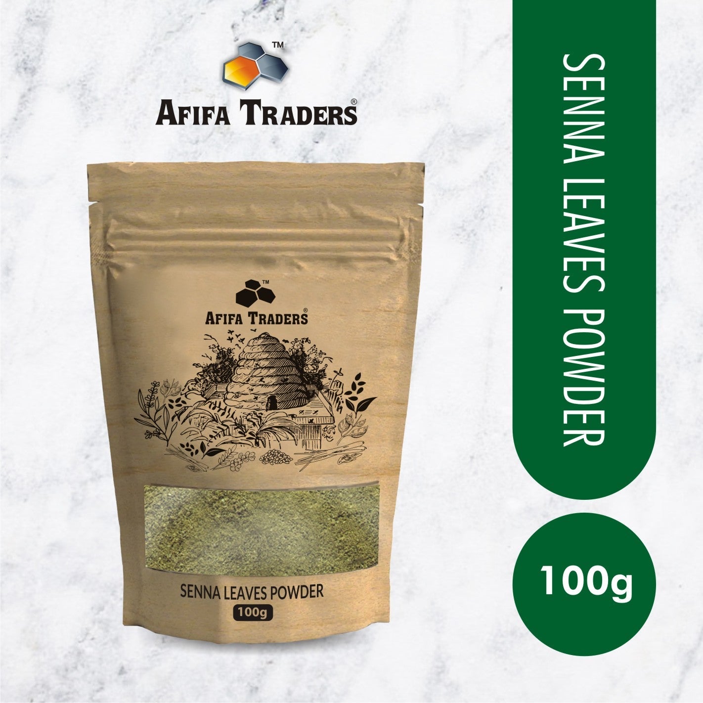 SENNA LEAVES POWDER - Afifa Honey